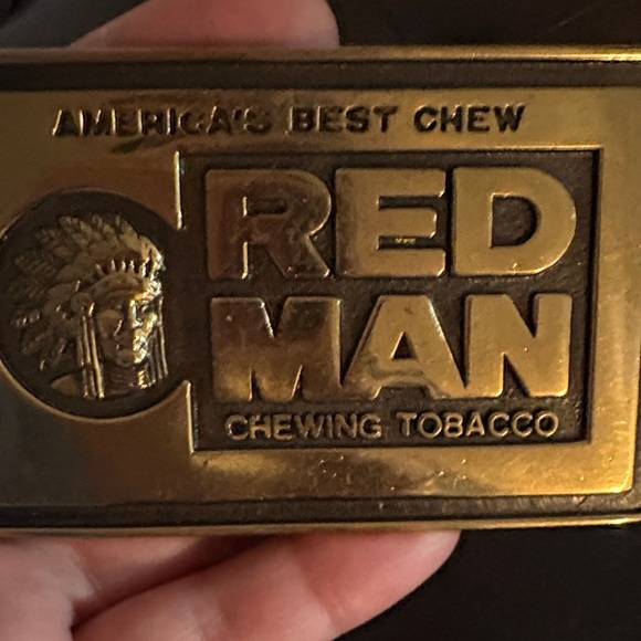 red man chewing tobacco belt buckle Basic Tool and Supply | Accessories | Vintage Mens Redman Redman 1988 belt buckle -